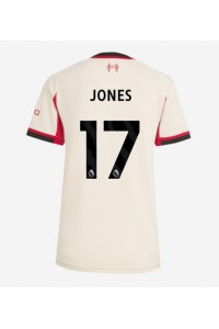 Liverpool Curtis Jones #17 Fotballdrakt Borte Klær Dame 2025-26 Korte ermer